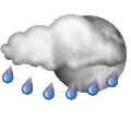 Forecast: Showery, becoming less settled